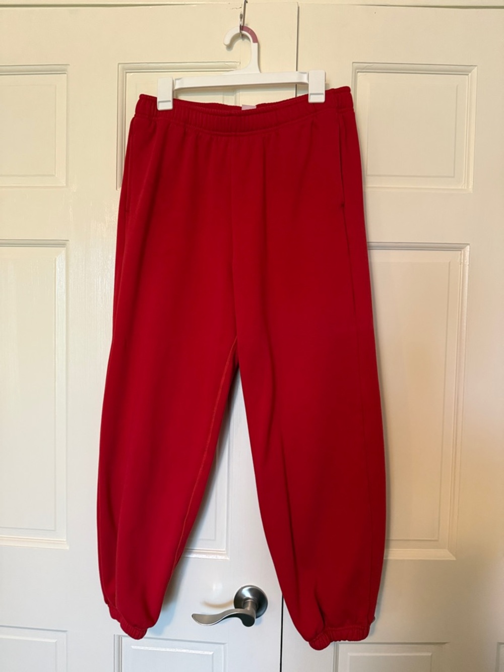 Red Pumiey Joggers - Classic Comfortable Fit